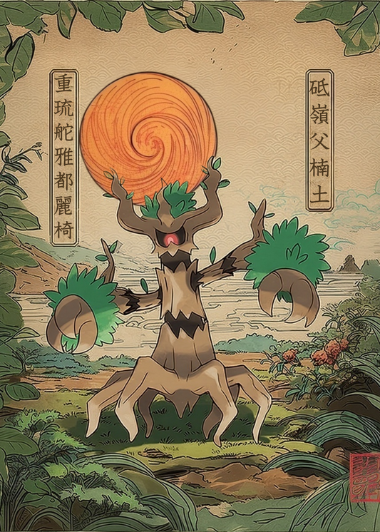 Trevenant Pokemon in a forest setting