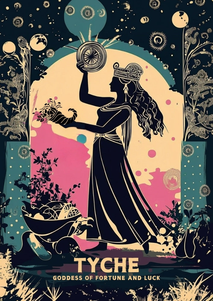 Tyche Greek Goddess - Goddess of Fortune and Luck – Brighton Posters
