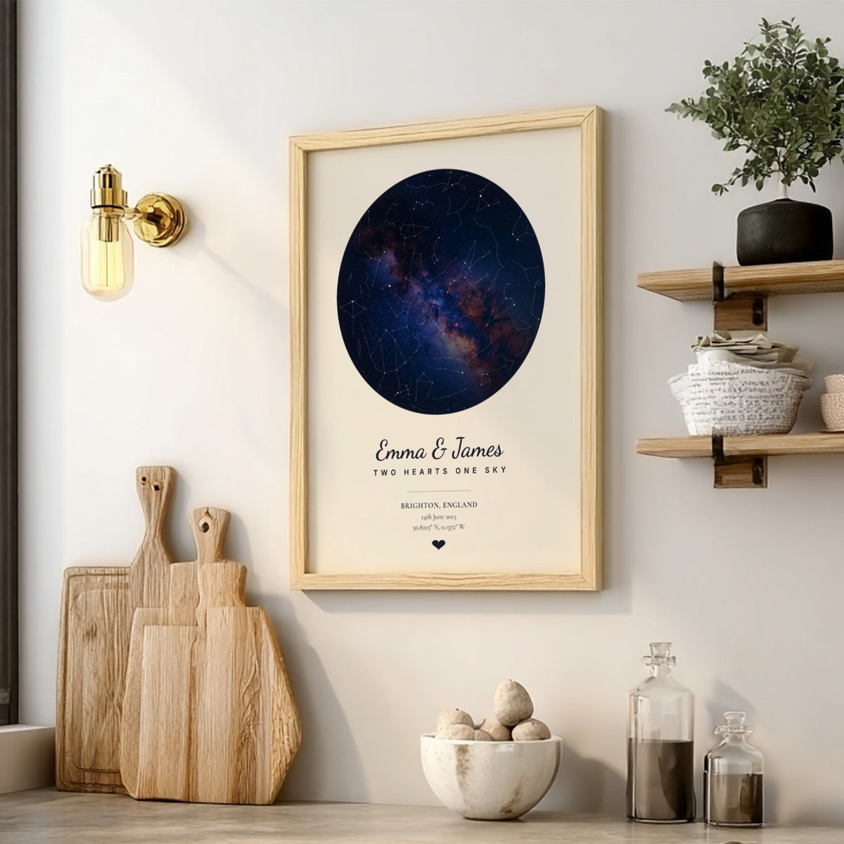 Personalised Night Sky Star Map Poster