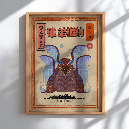 Uth Duna Poster - Monster Hunter Wilds Wall Art Print