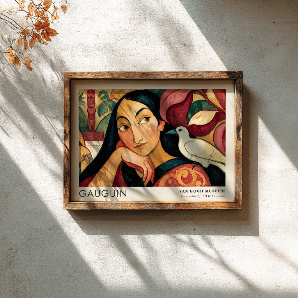 Gauguin Vairumati Museum Poster - Tropical Tahiti Decor – Brighton