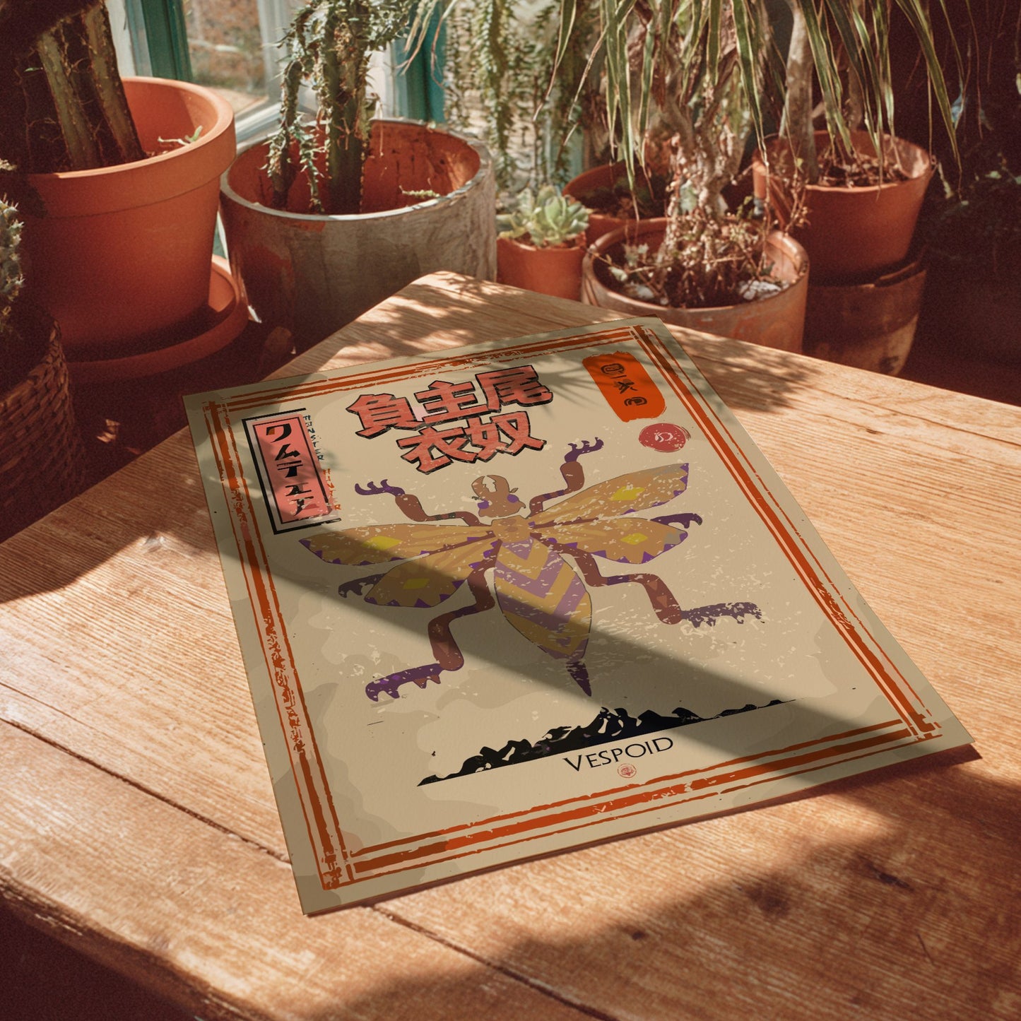 Vespoid Poster - Monster Hunter Wall Art Print