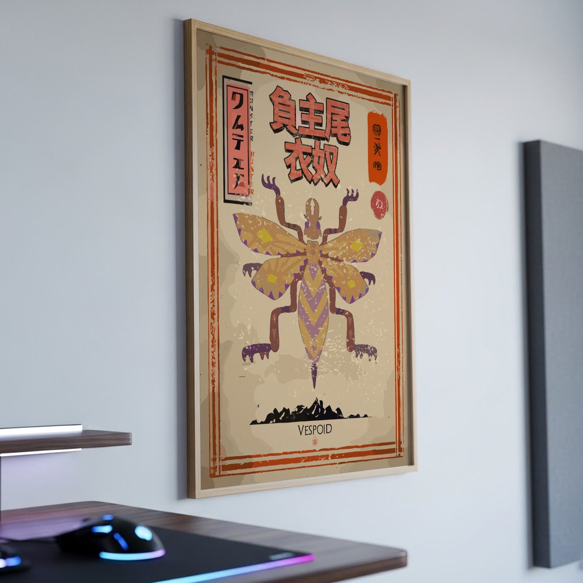 Vespoid Poster - Monster Hunter Wall Art Print
