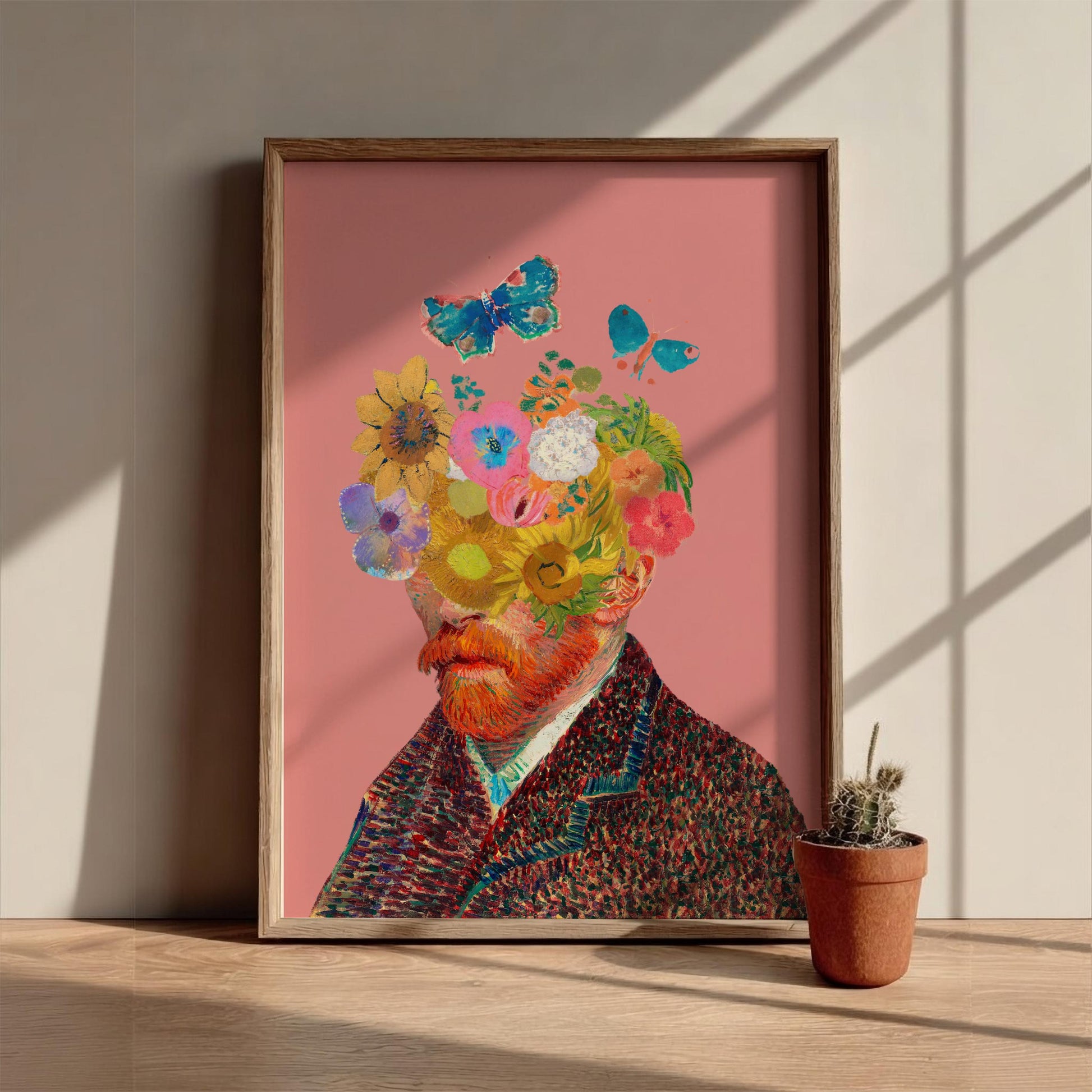 Impressionist Flow Modern Art - The Van Gogh Floral State of Mind Wall Print