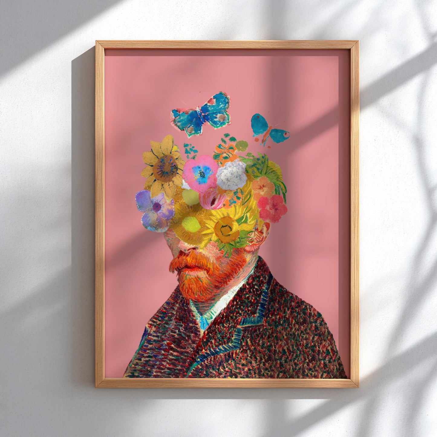 Impressionist Flow Modern Art - The Van Gogh Floral State of Mind Wall Print