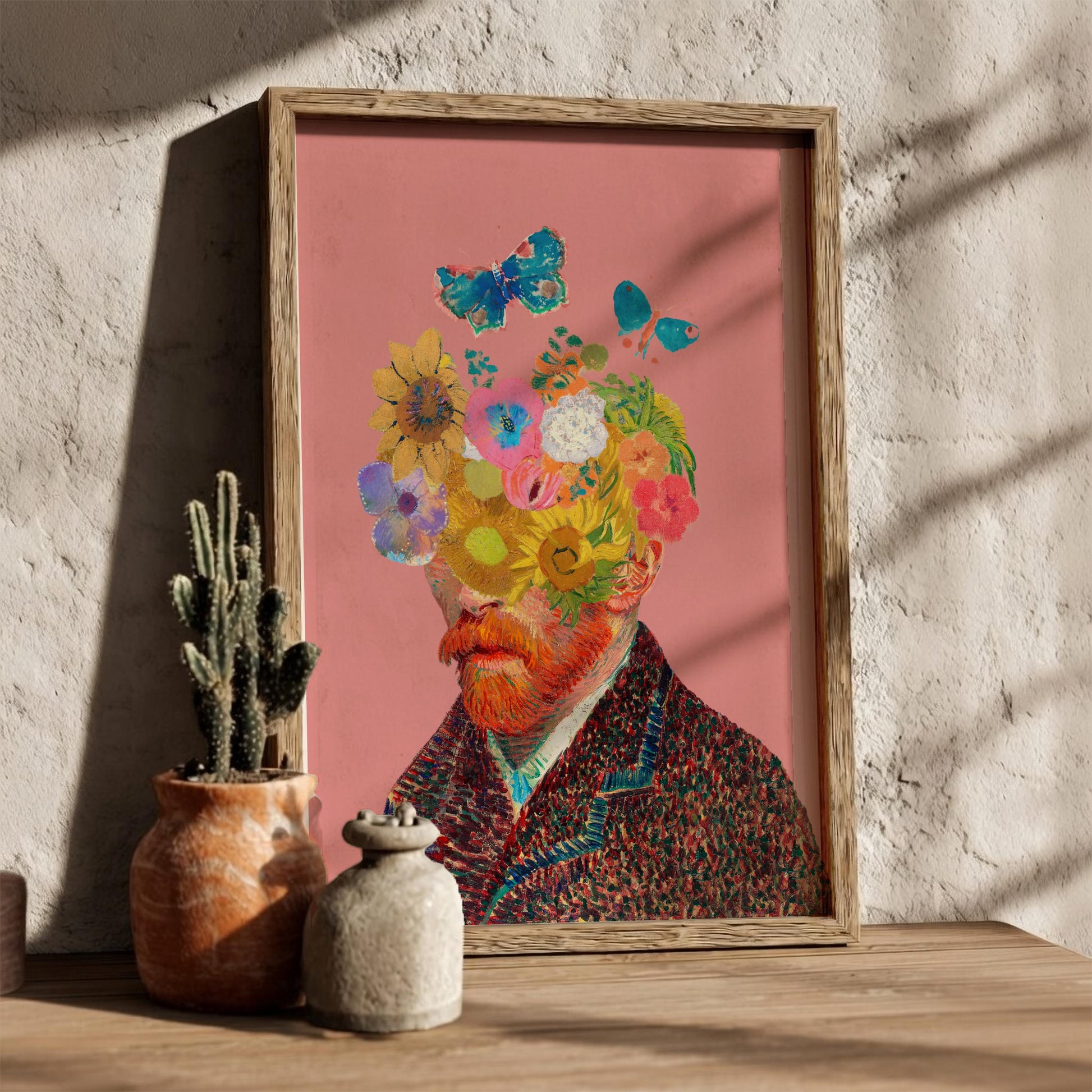 Impressionist Flow Modern Art - The Van Gogh Floral State of Mind Wall Print