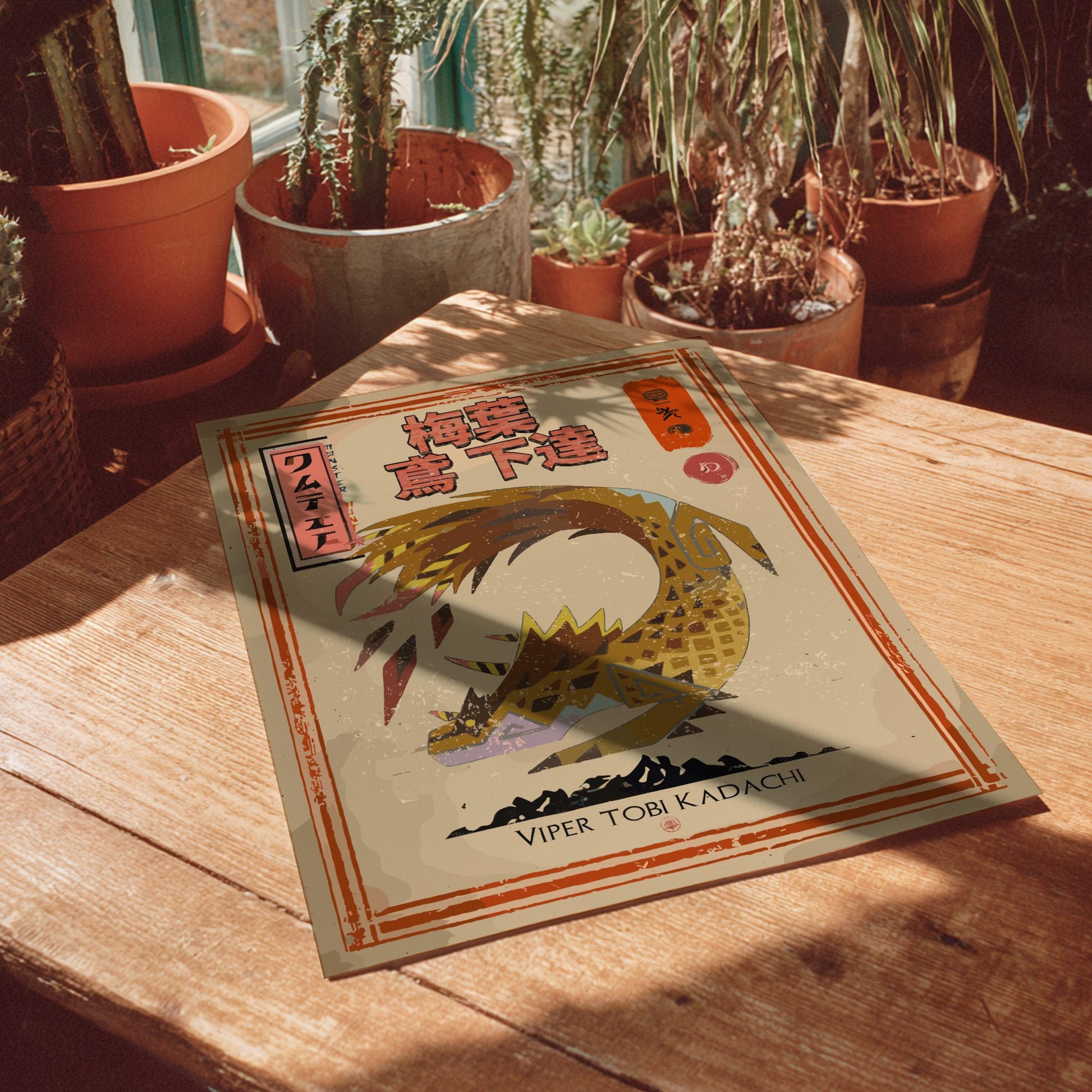 Viper Tobi-Kadachi Poster - Monster Hunter World: Iceborne Wall Art Print