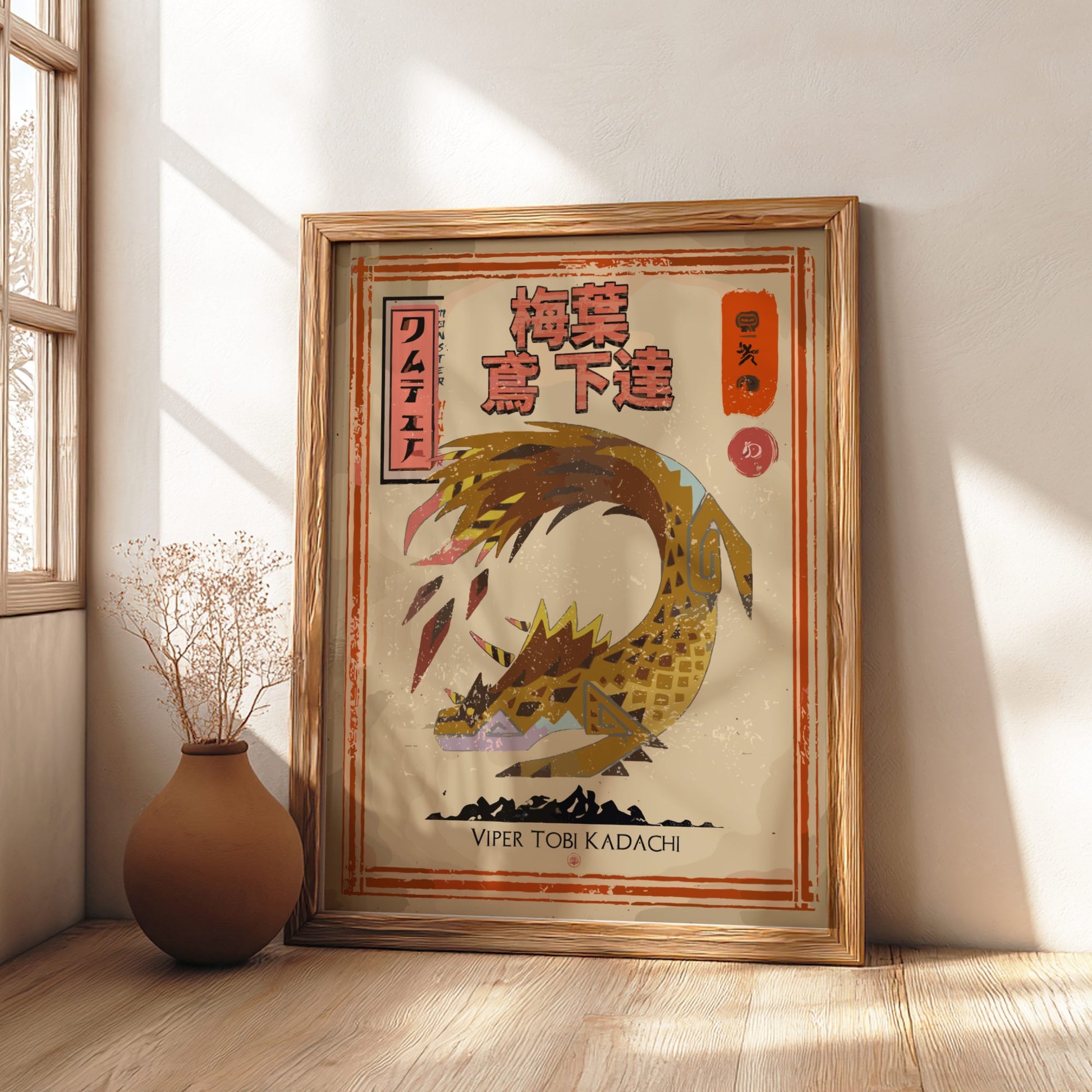 Viper Tobi-Kadachi Poster - Monster Hunter World: Iceborne Wall Art Print