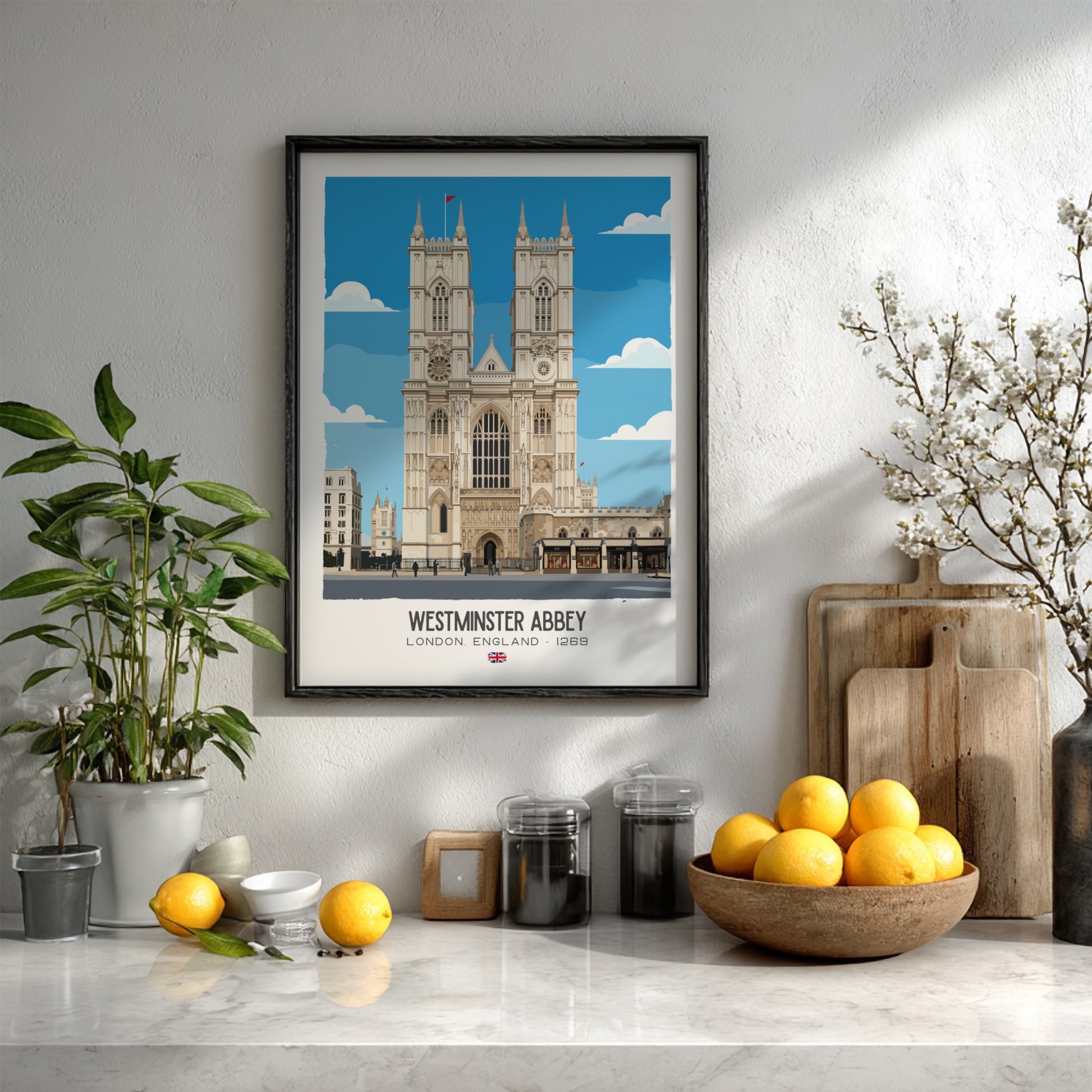 Westminster Abbey London Art - The Royal Coronation Masterpiece Wall Print