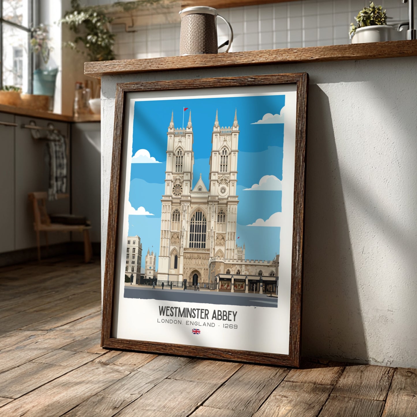 Westminster Abbey London Art - The Royal Coronation Masterpiece Wall Print