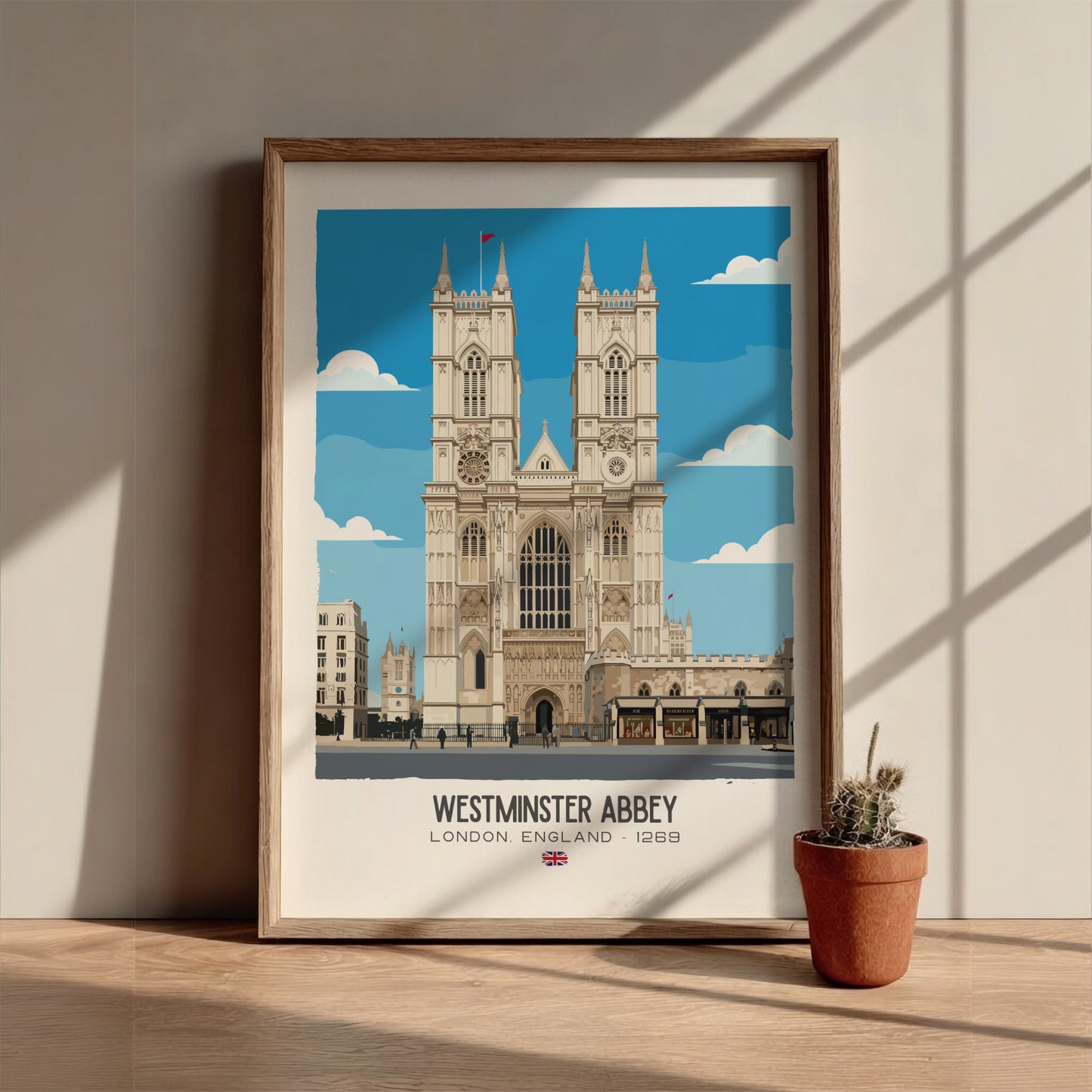 Westminster Abbey London Art - The Royal Coronation Masterpiece Wall Print