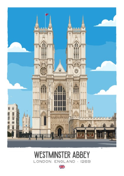 Westminster Abbey London Art - The Royal Coronation Masterpiece Wall Print