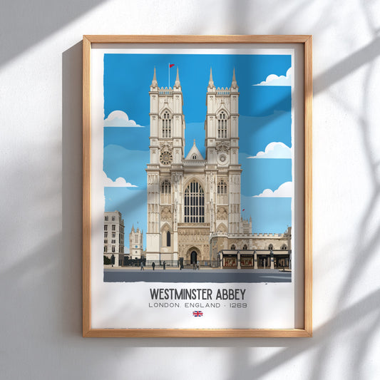 Westminster Abbey London Art - The Royal Coronation Masterpiece Wall Print