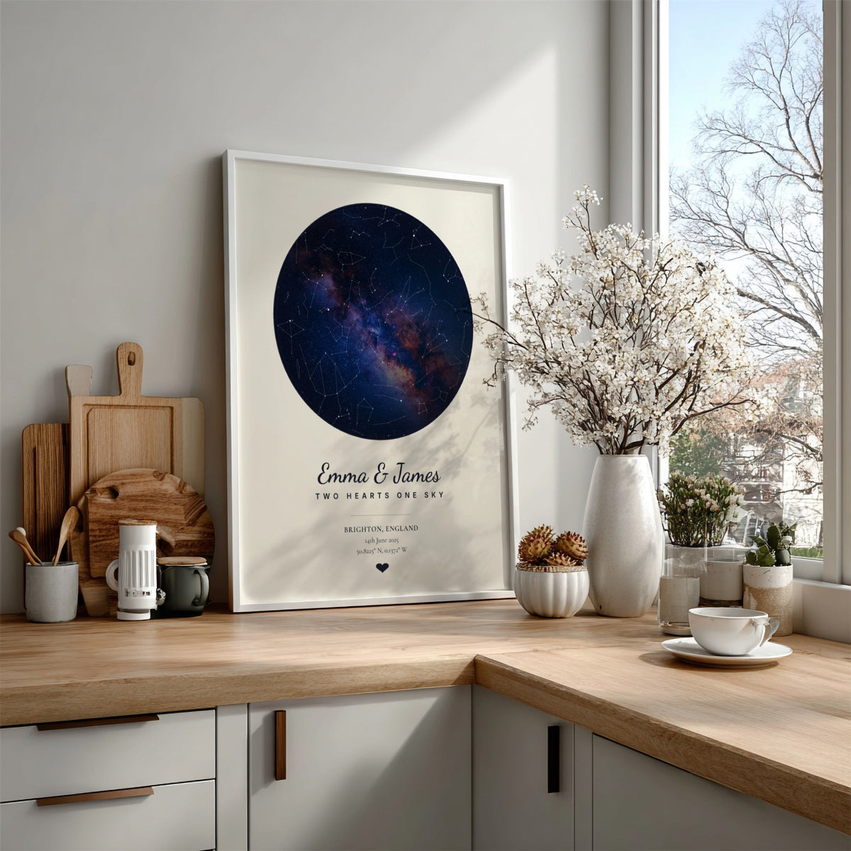 Personalised Night Sky Star Map Poster