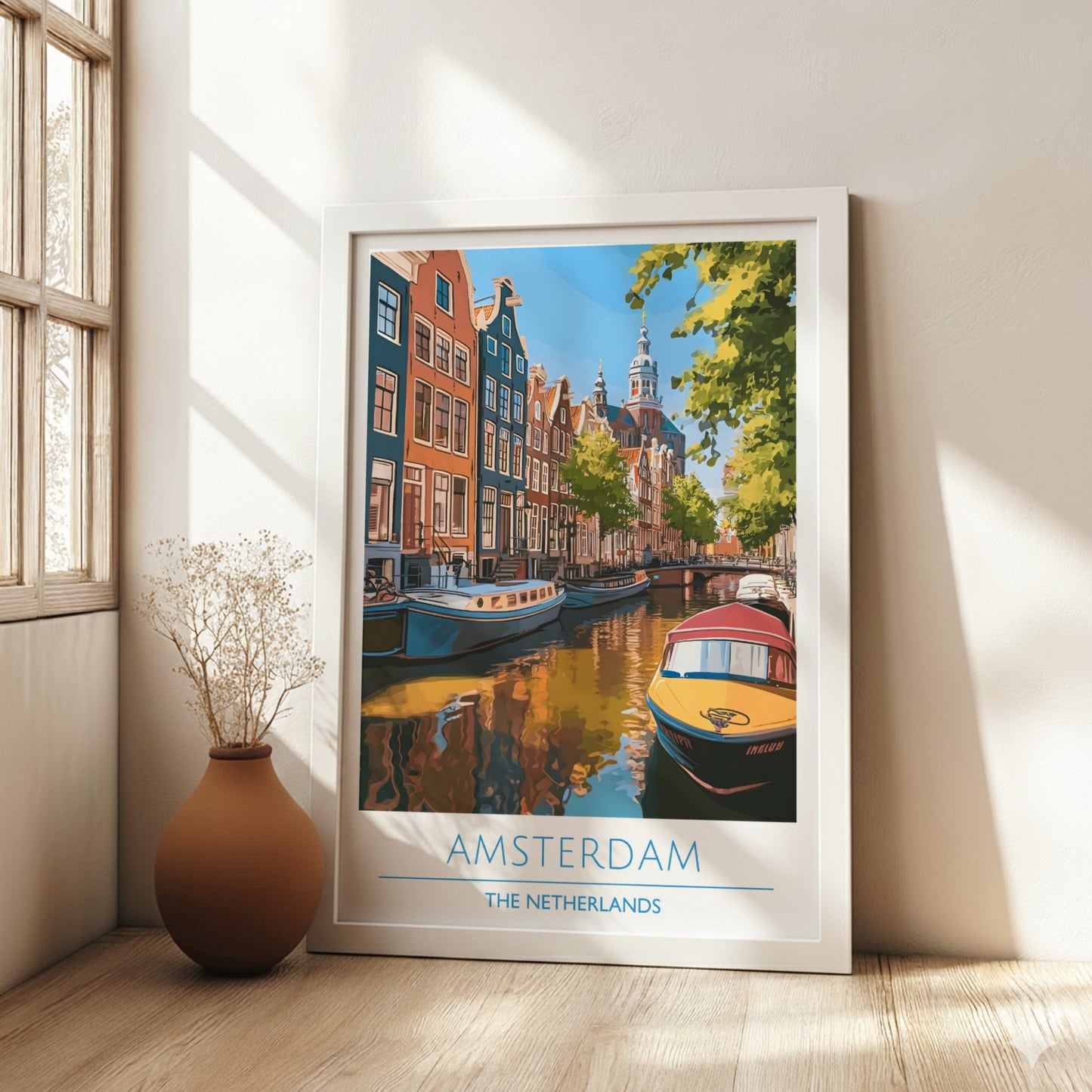Amsterdam, Netherlands: The Meridian – Modern Travel Art