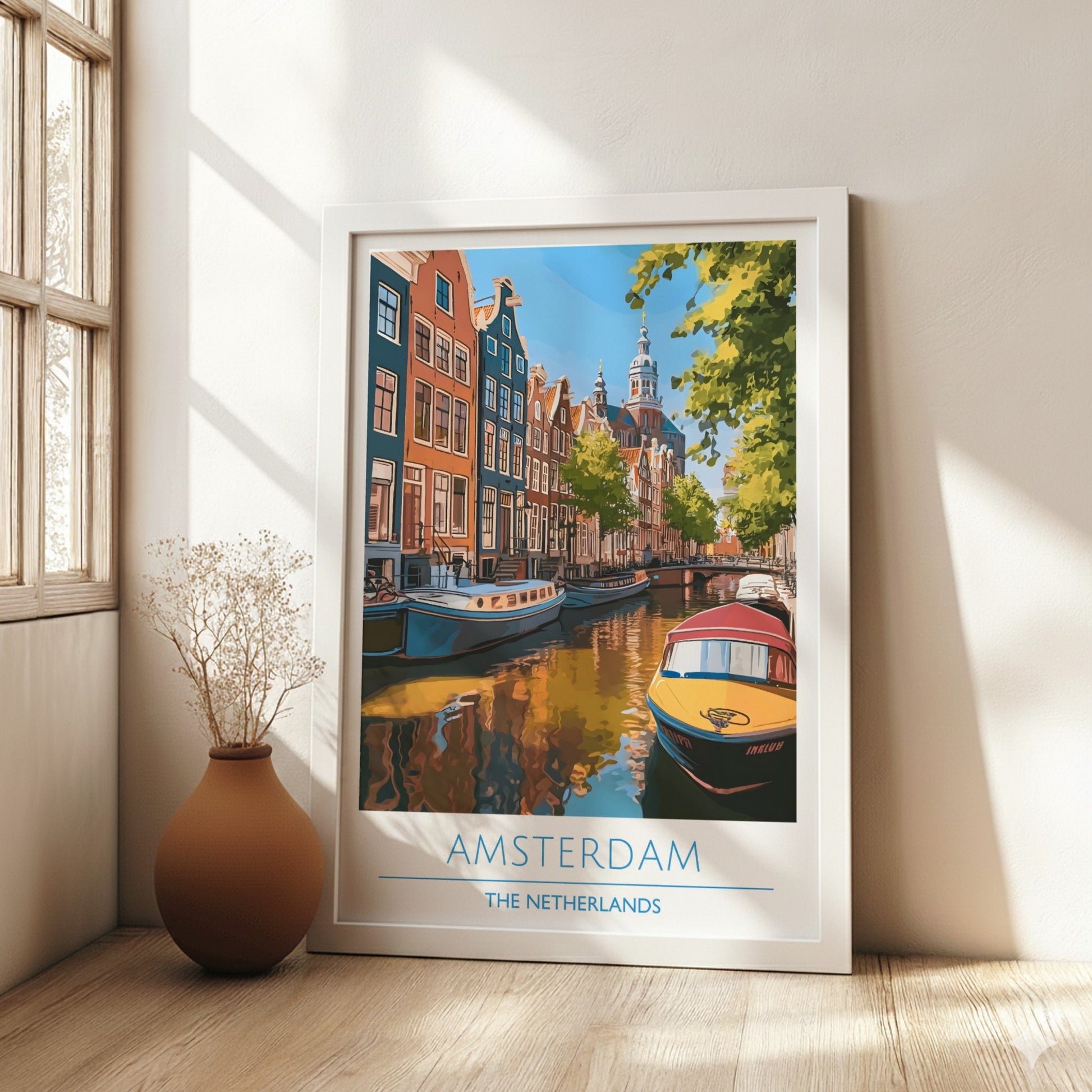 Amsterdam, Netherlands: The Meridian – Modern Travel Art