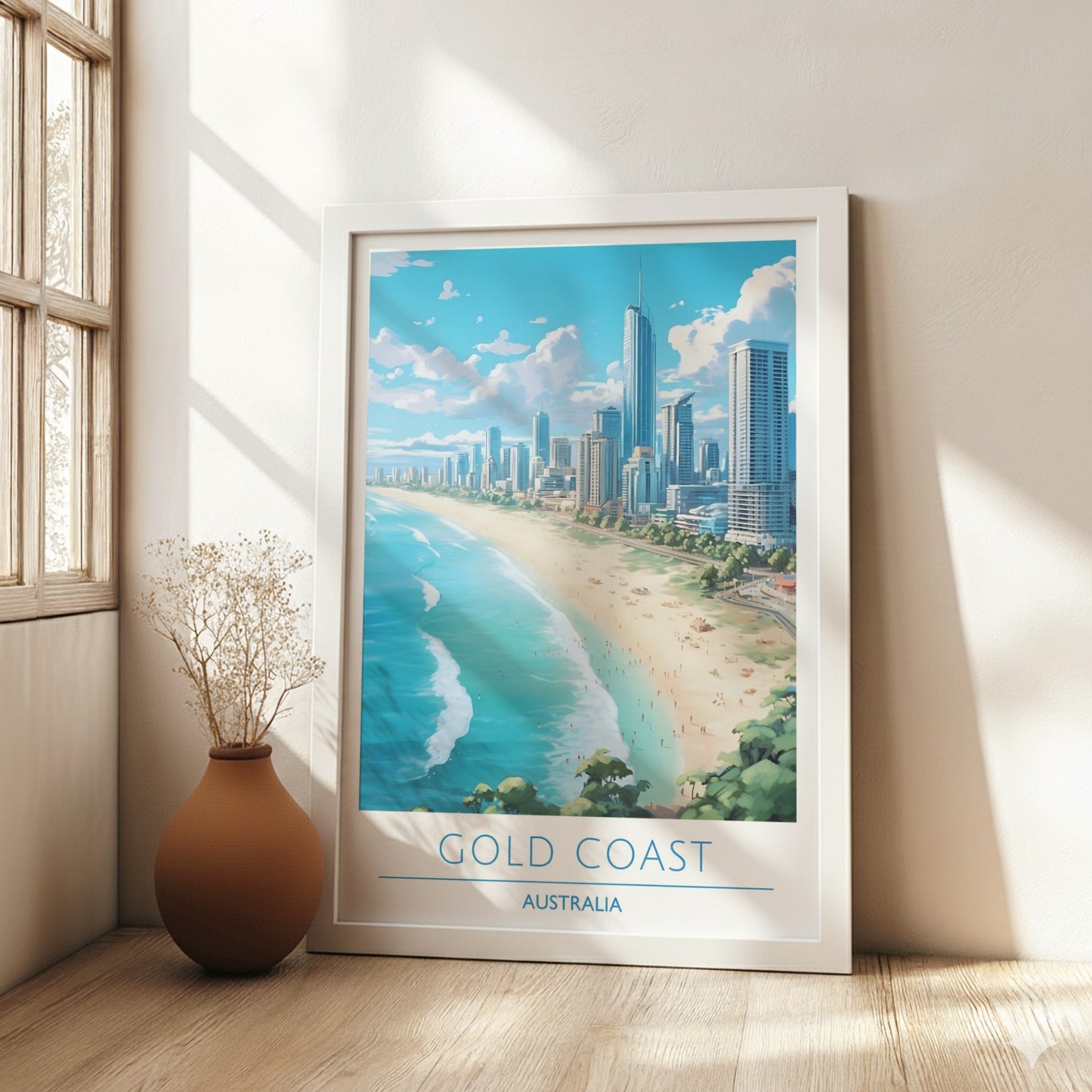 Gold Coast, Australia: The Glint – Modern Travel Art