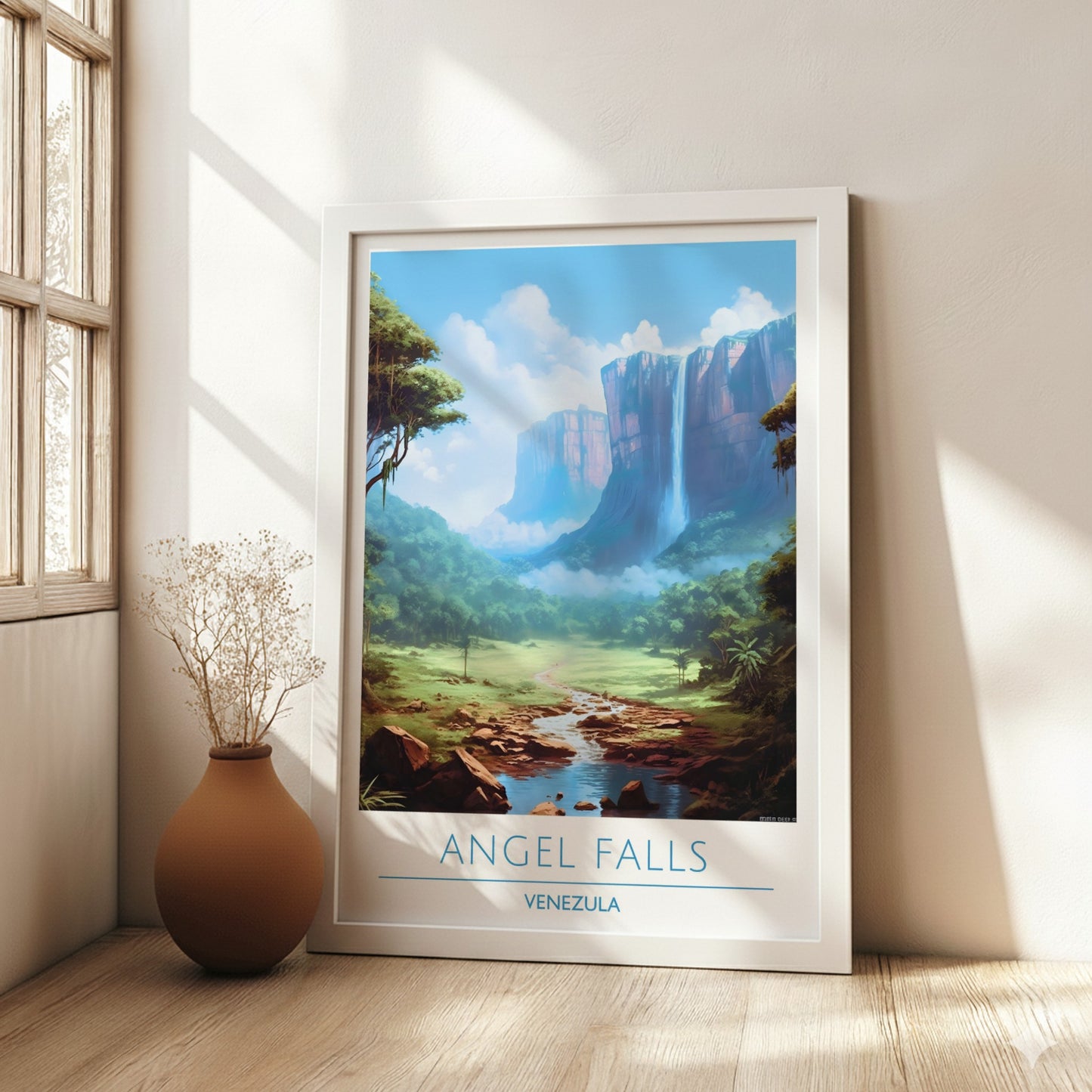 Angel Falls, Venezuela: The Heights – Modern Travel Art