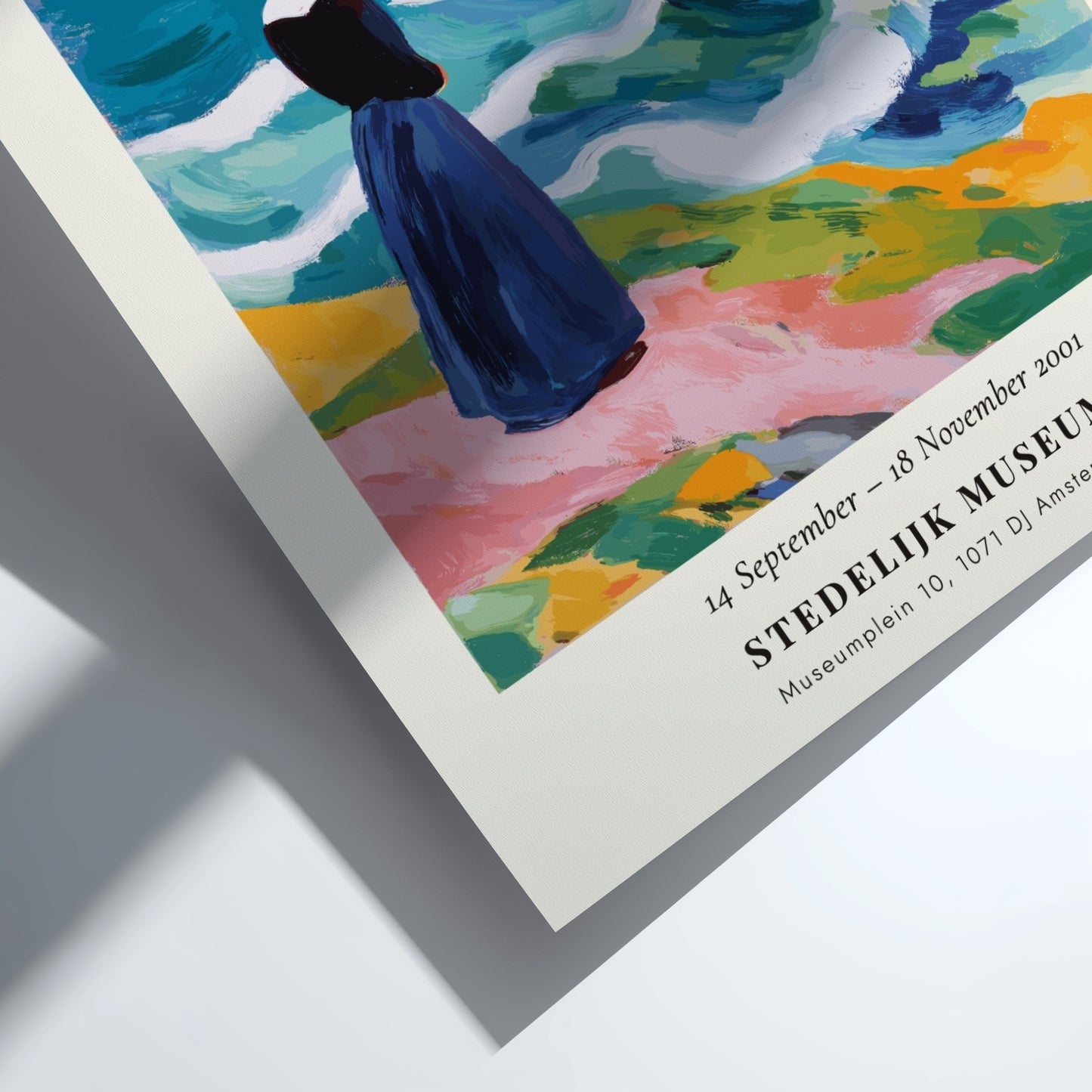 Henri Matisse poster featuring a woman by the ocean, vibrant colors, coastal decor