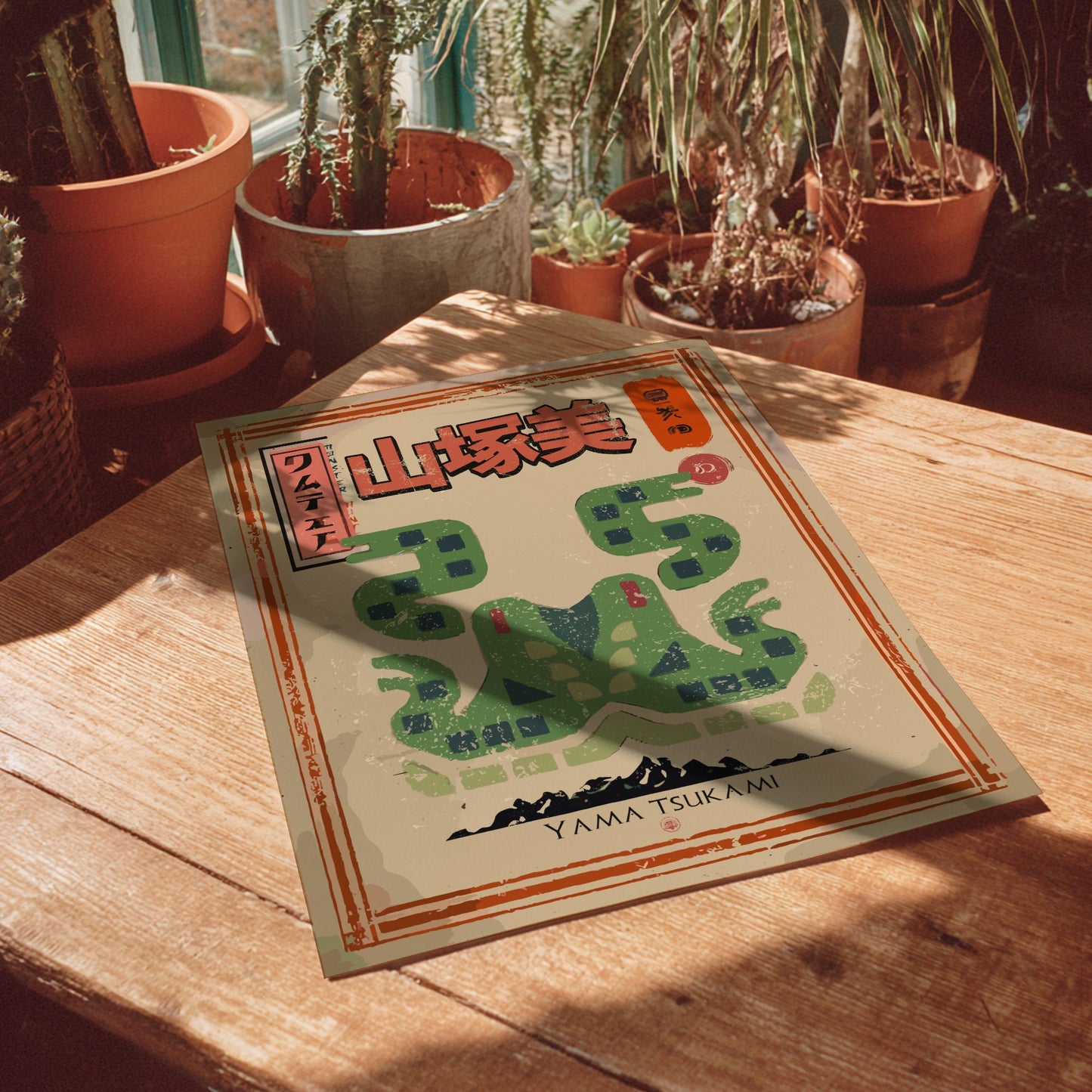 Yama Tsukami Poster - Monster Hunter Wall Art Print