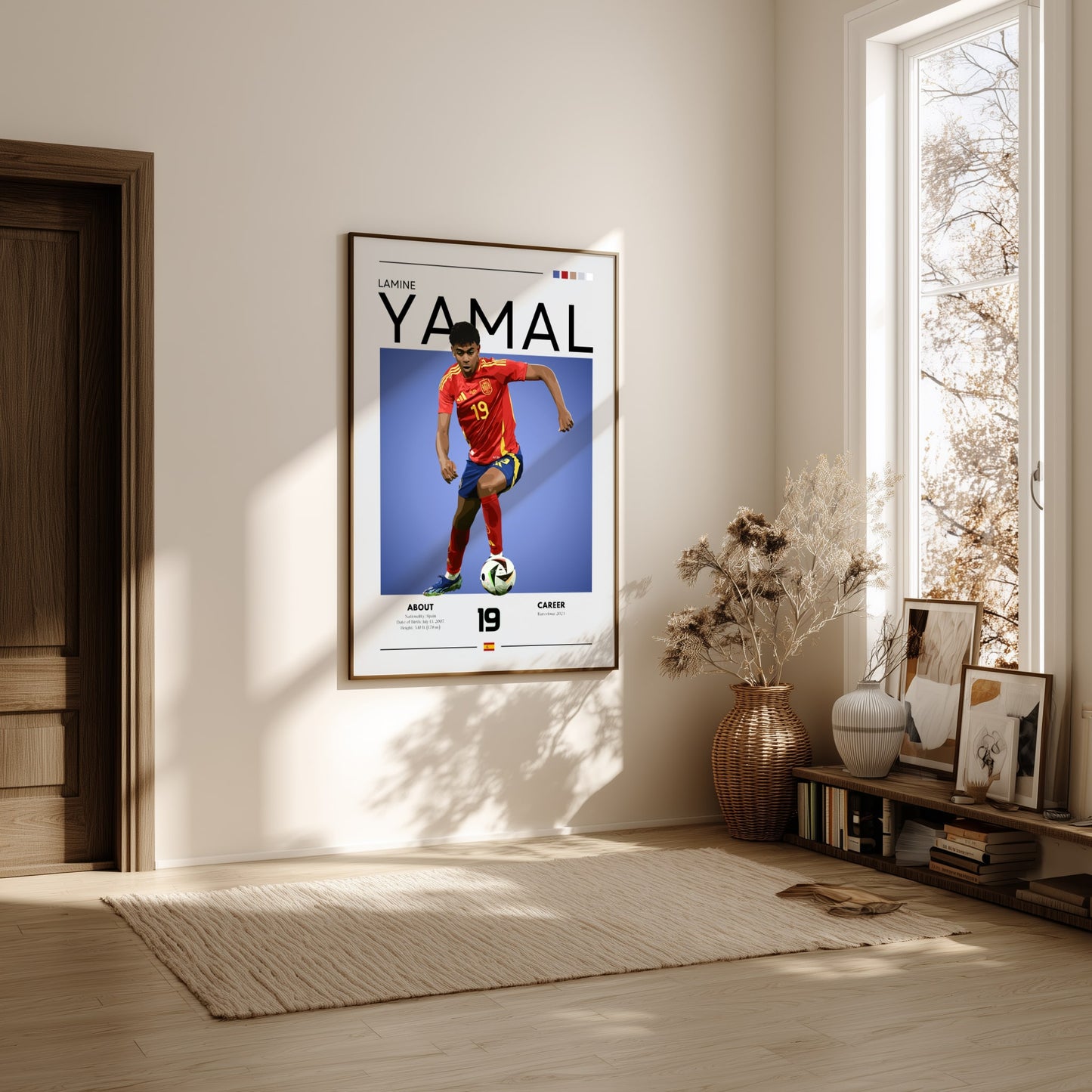 Lamine Yamal Spain Poster – Teenage Spanish Star Wall Art