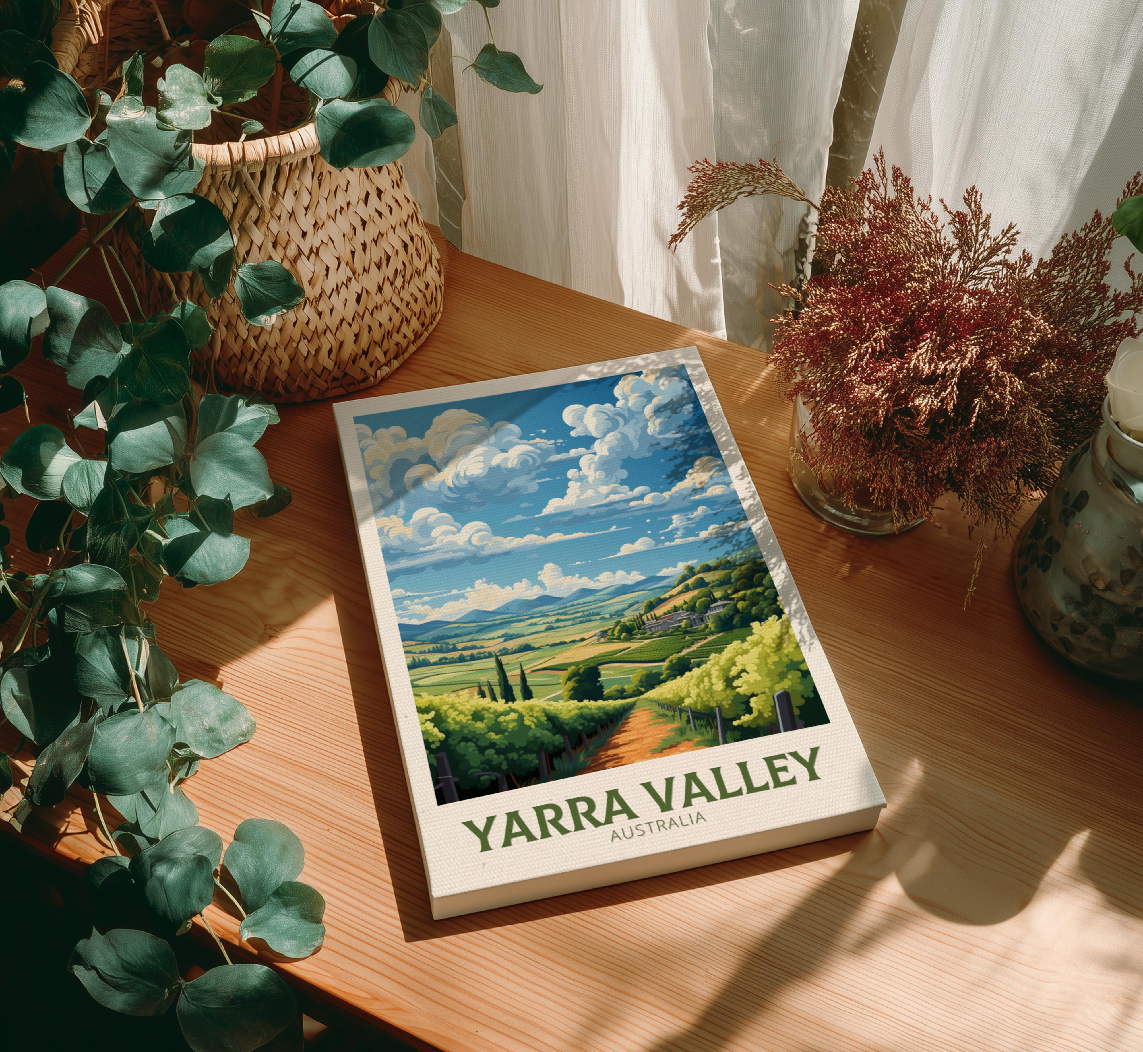 Australia YARRA VALLEY TRAVEL POSTER - WALLART AUSTRALIA