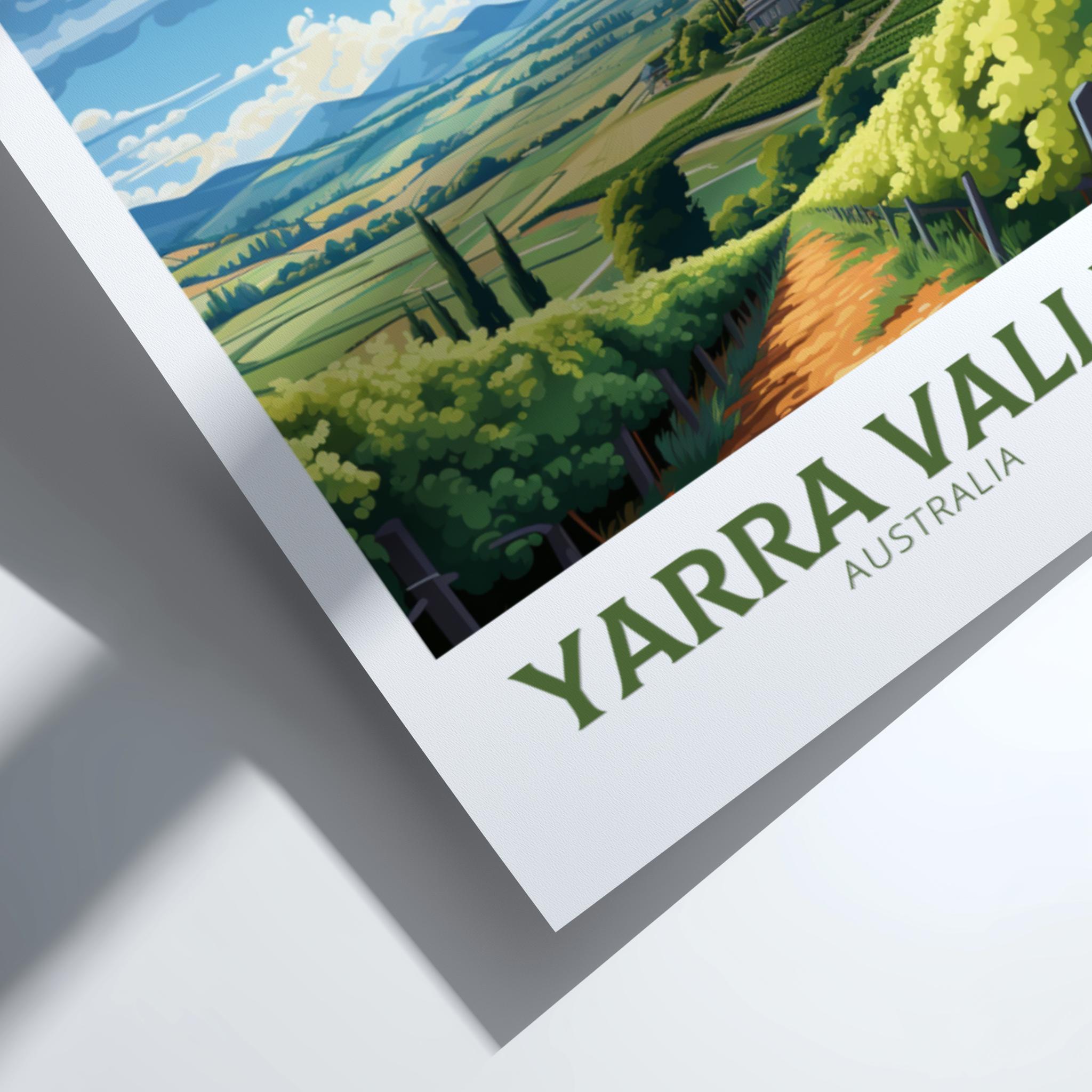 Australia YARRA VALLEY TRAVEL POSTER - WALLART AUSTRALIA