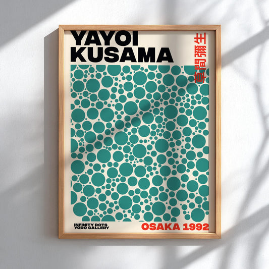 Osaka 1992: Kusama Inspired - Modern Minimalist Exhibition Wall Art