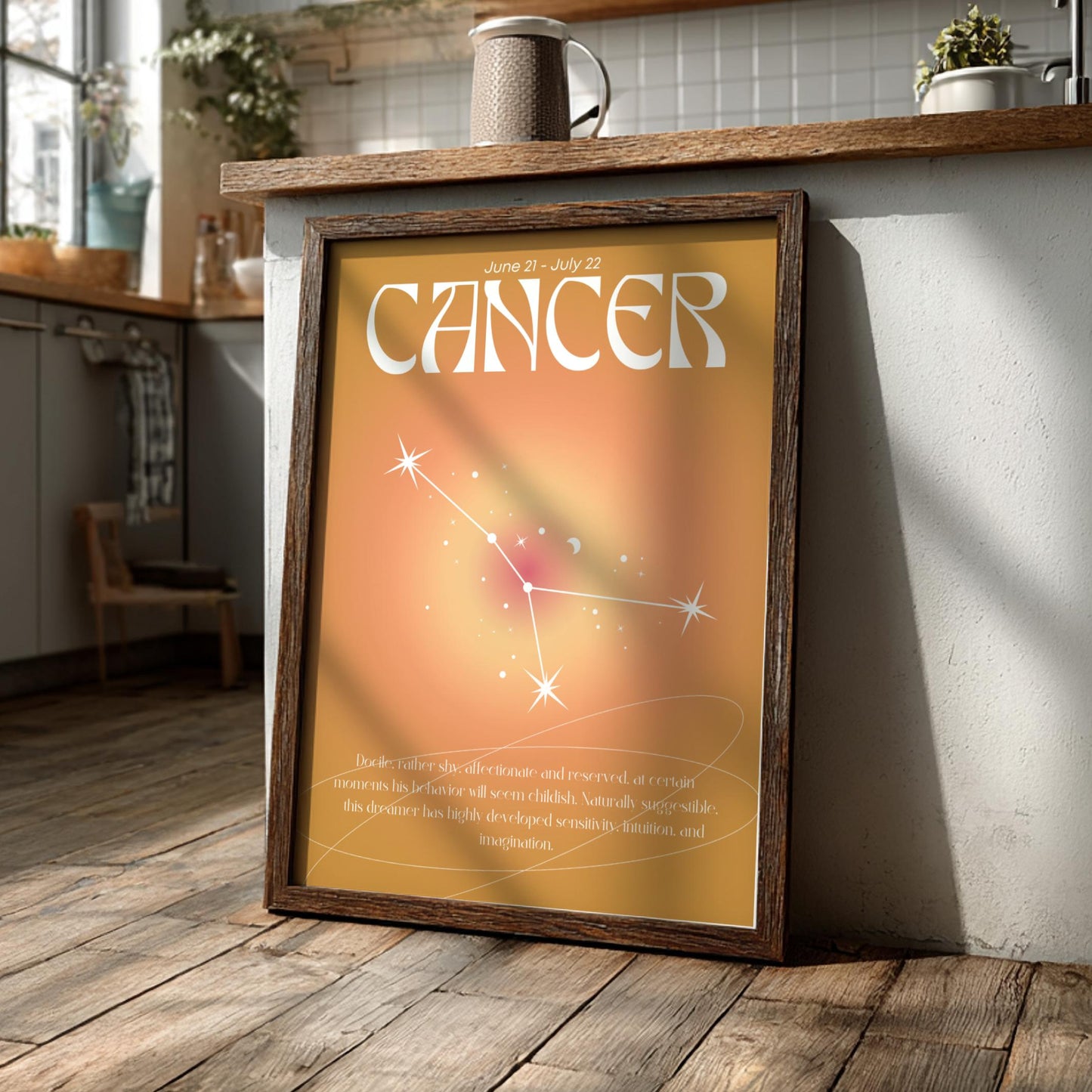 Cancer - The Nurturer - Zodiac Aura Art Print