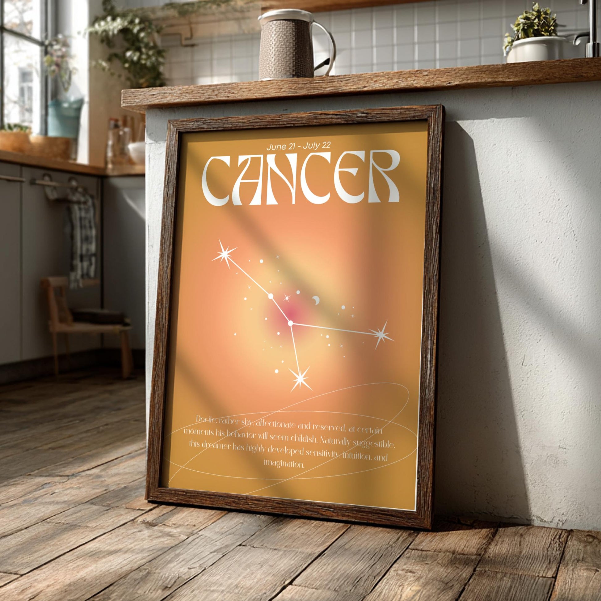 Cancer - The Nurturer - Zodiac Aura Art Print