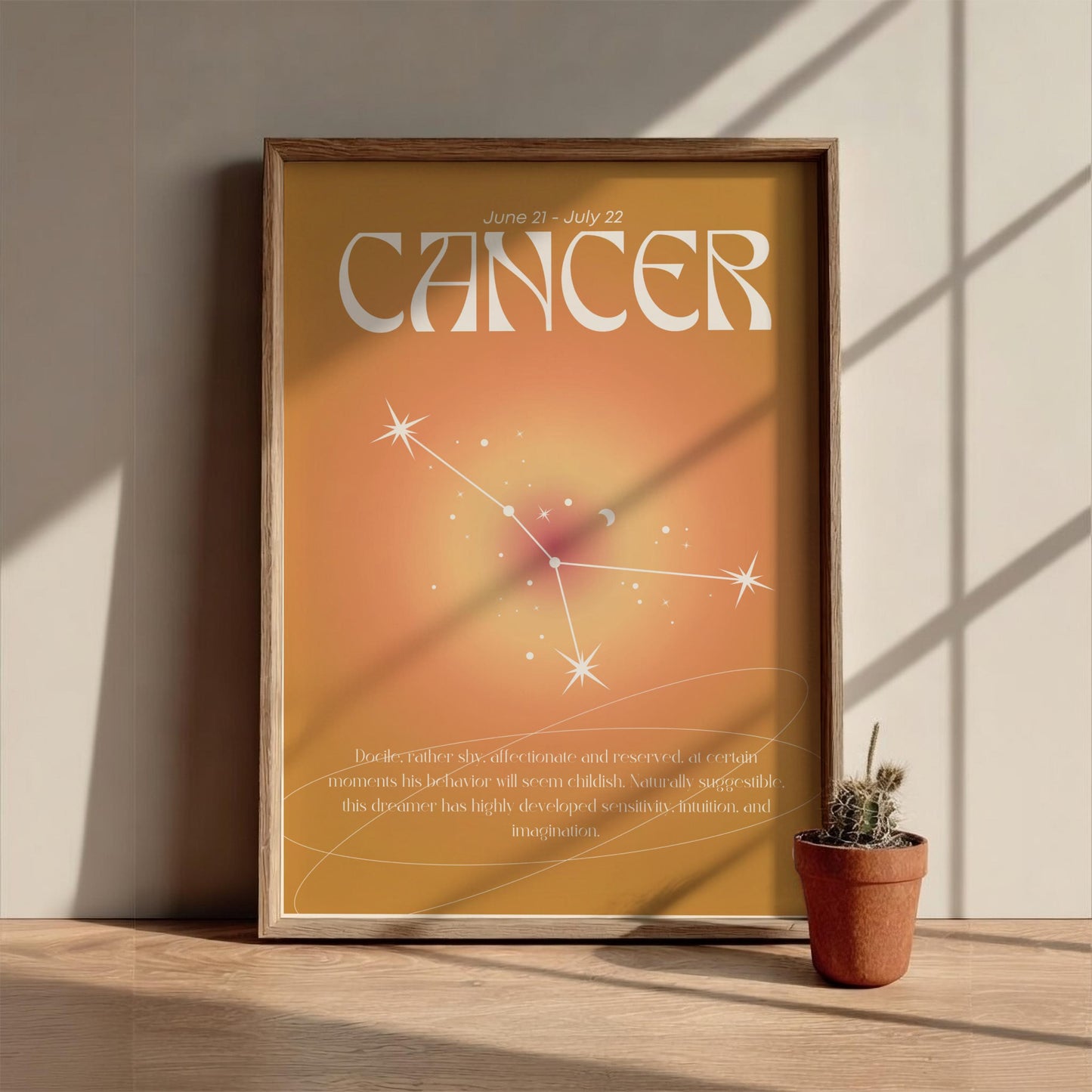 Cancer - The Nurturer - Zodiac Aura Art Print