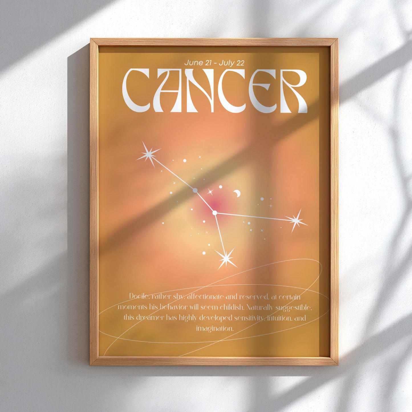 Cancer - The Nurturer - Zodiac Aura Art Print