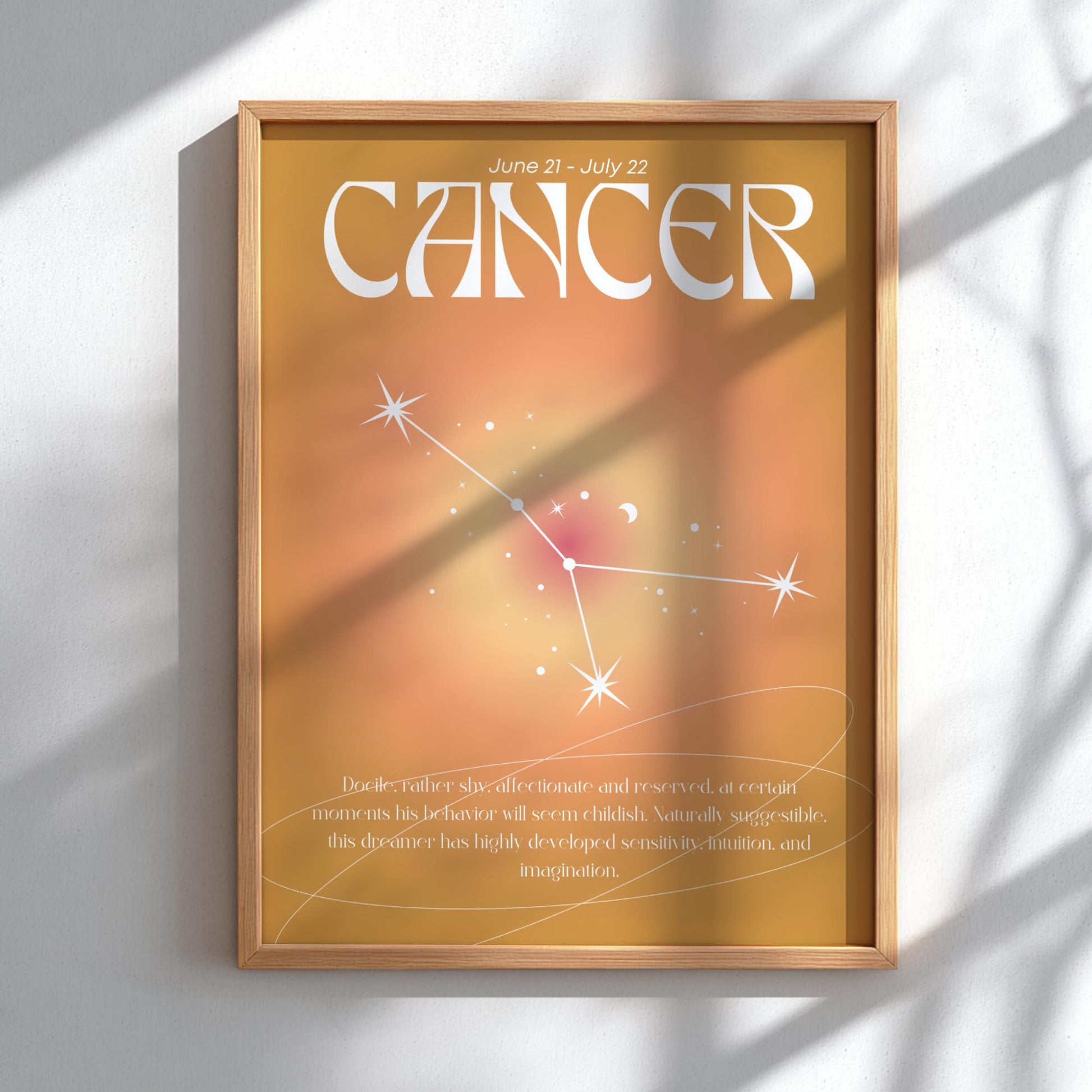 Cancer - The Nurturer - Zodiac Aura Art Print