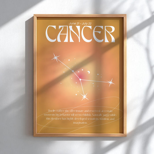 Cancer - The Nurturer - Zodiac Aura Art Print
