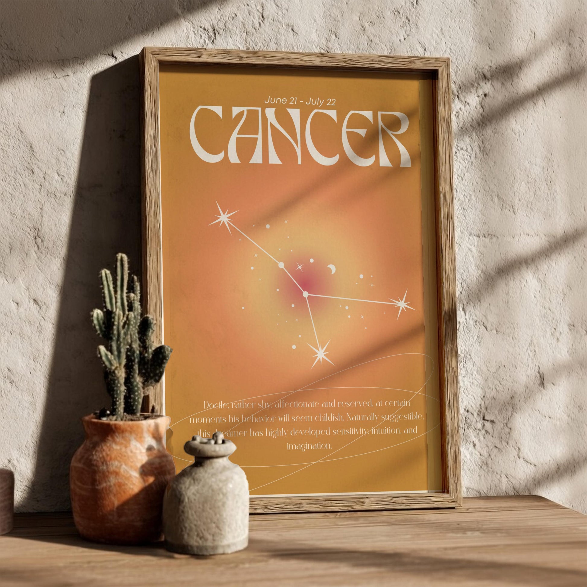 Cancer - The Nurturer - Zodiac Aura Art Print