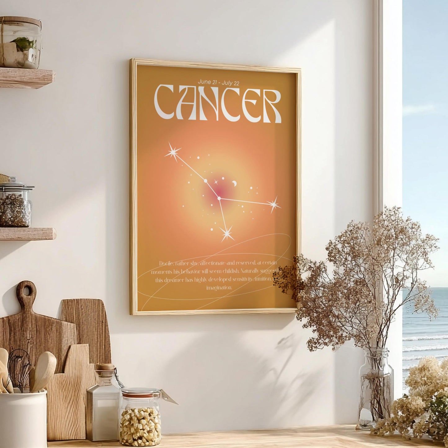 Cancer - The Nurturer - Zodiac Aura Art Print