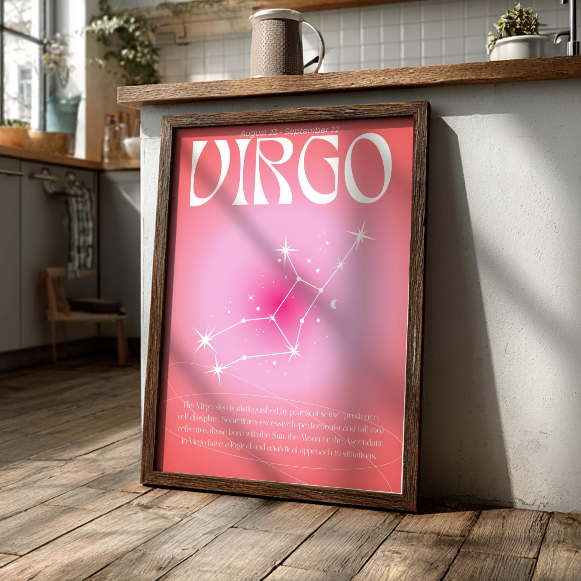 Virgo - The Alchemist - Zodiac Aura Art Print