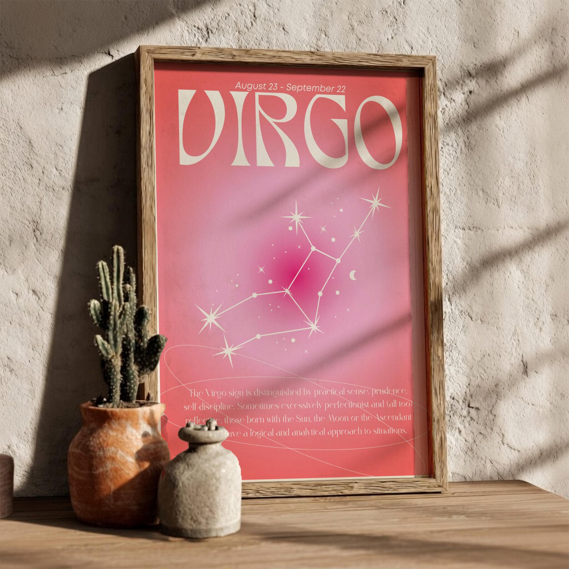 Virgo - The Alchemist - Zodiac Aura Art Print