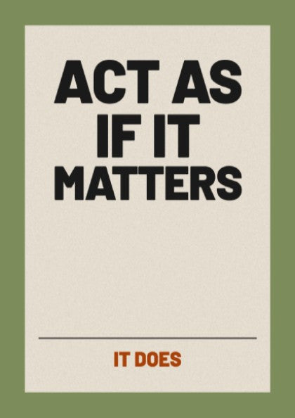 Motivational quotes poster featuring bold typography on a muted background, ideal for home decor and