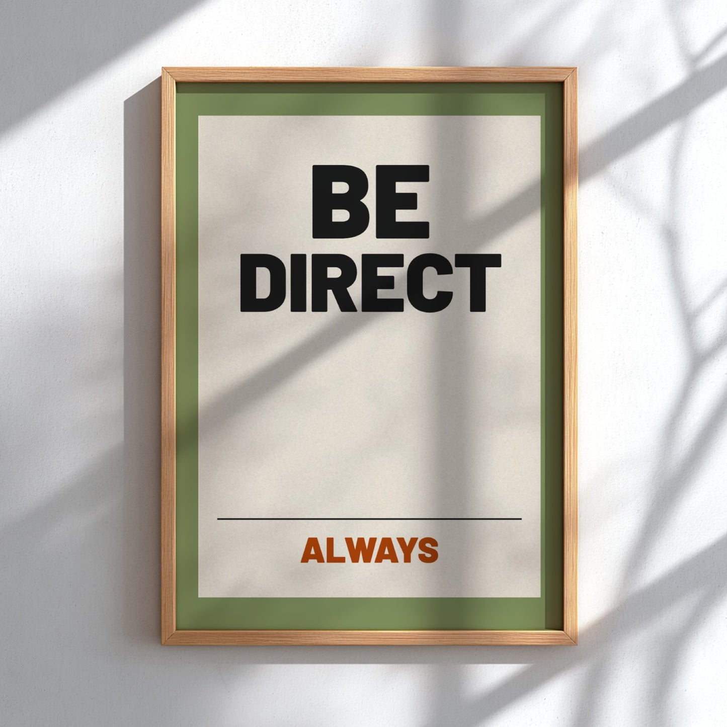Motivational quotes poster featuring bold typography on a neutral background, ideal for home or office decor.