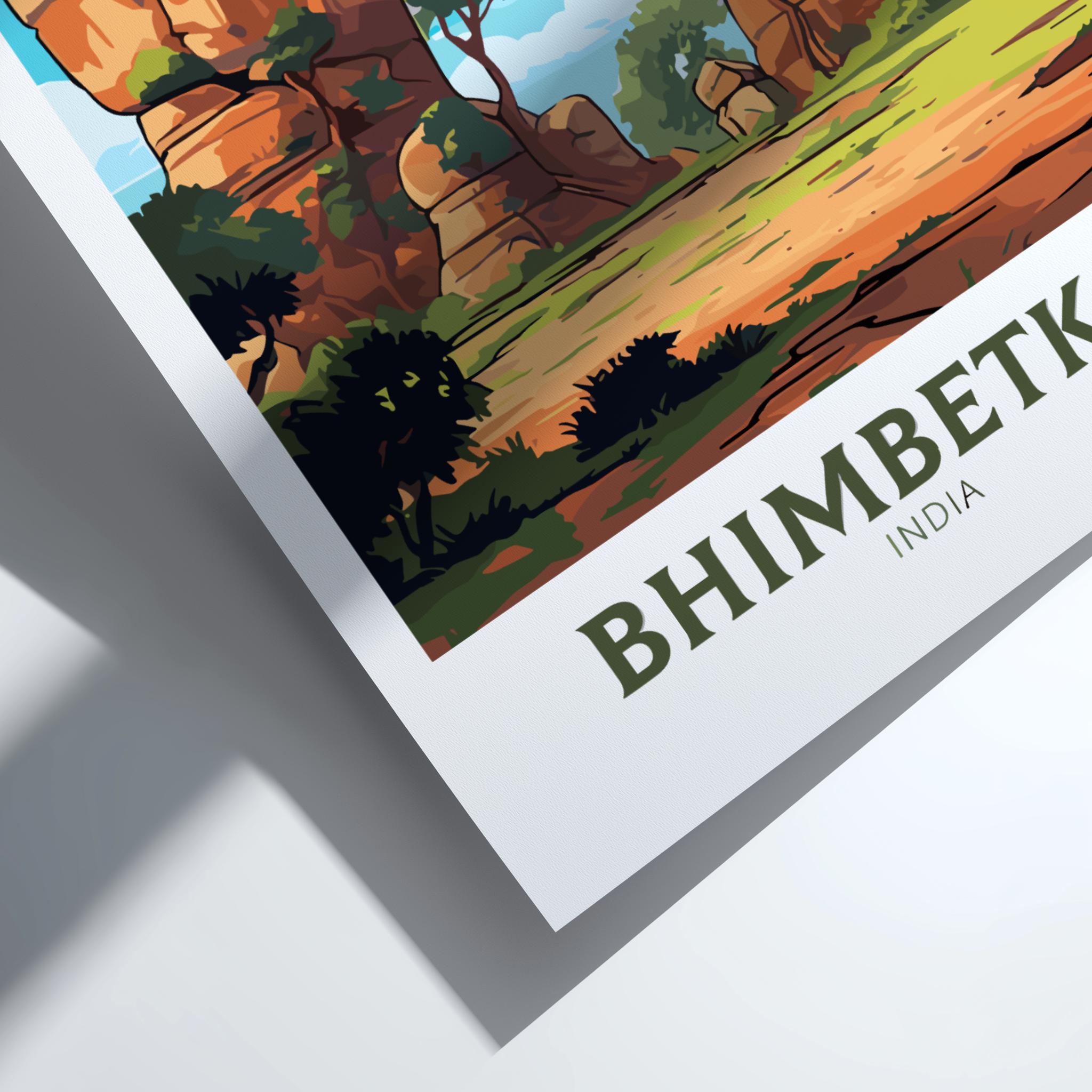 Asian BHIMBETKA PRINT - TRAVEL ARTWORK
