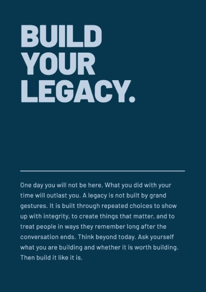 Motivational quotes poster featuring a bold design with a blue background and inspiring text.