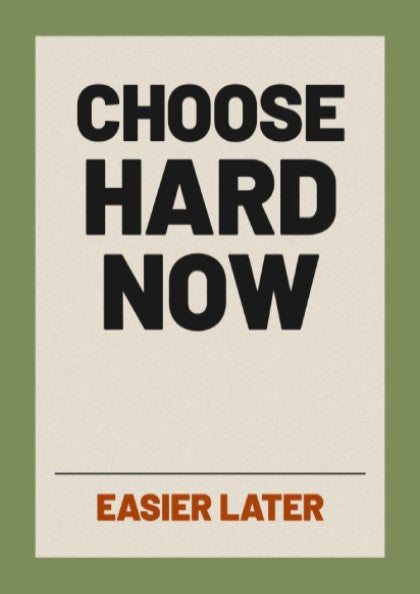 Motivational quotes poster featuring bold typography in a calming color palette.
