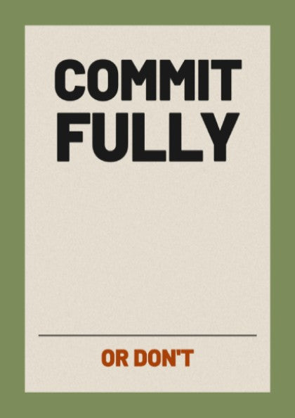 Motivational quotes poster featuring bold typography in earthy tones, perfect for wall decor.