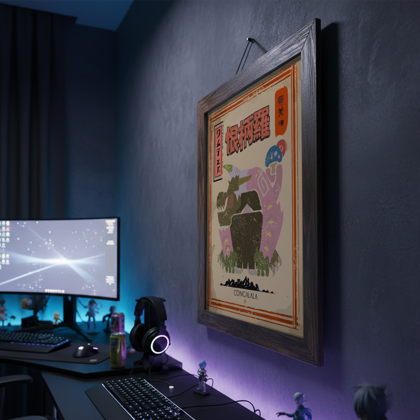Congalala Poster - Monster Hunter Wall Art Print