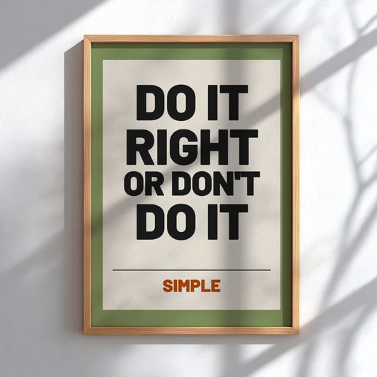 Motivational quotes poster featuring bold typography and a modern design in contrasting colors.