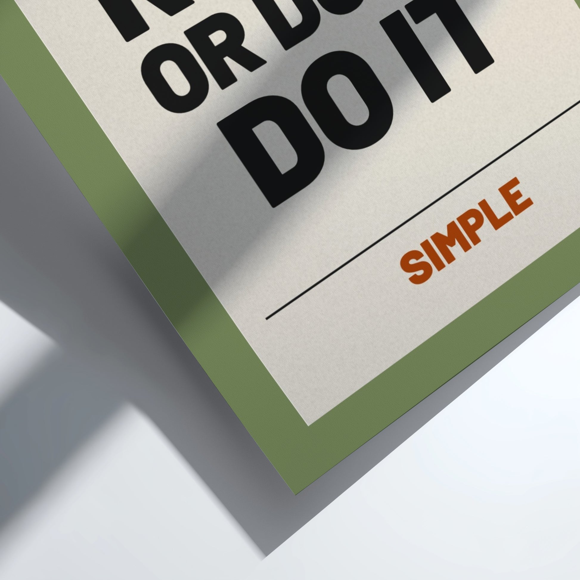 Motivational quotes poster featuring bold typography and a modern design in contrasting colors.