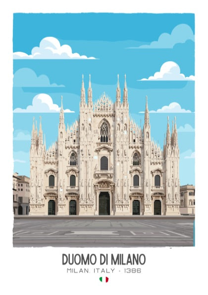 Duomo di Milano Art - The Gothic Spires Masterpiece Wall Print