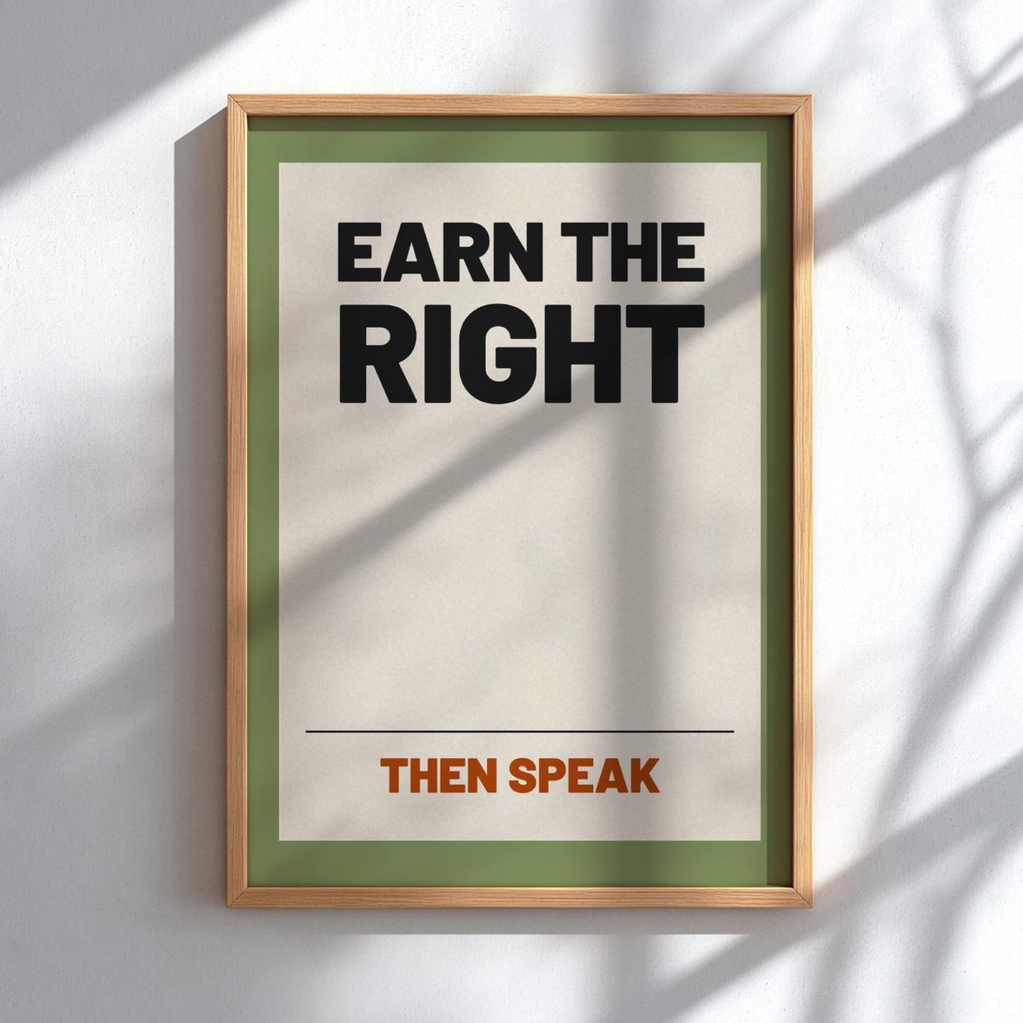 Motivational quotes poster featuring bold typography and a calming color palette, perfect for home decor and