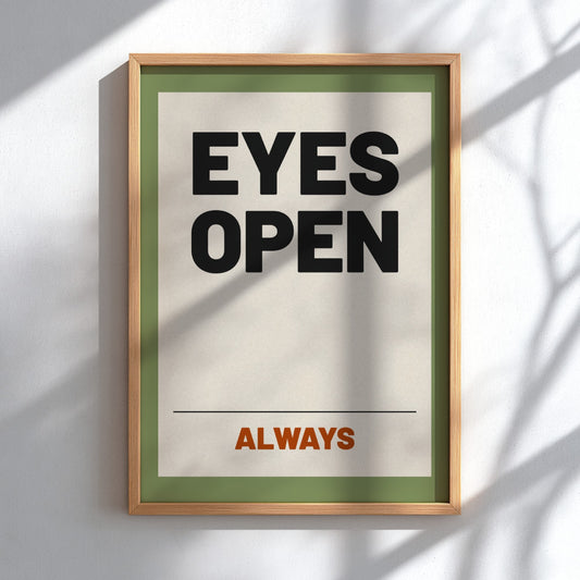 Motivational quotes poster featuring bold typography in earthy tones, designed for inspiration and home decor.
